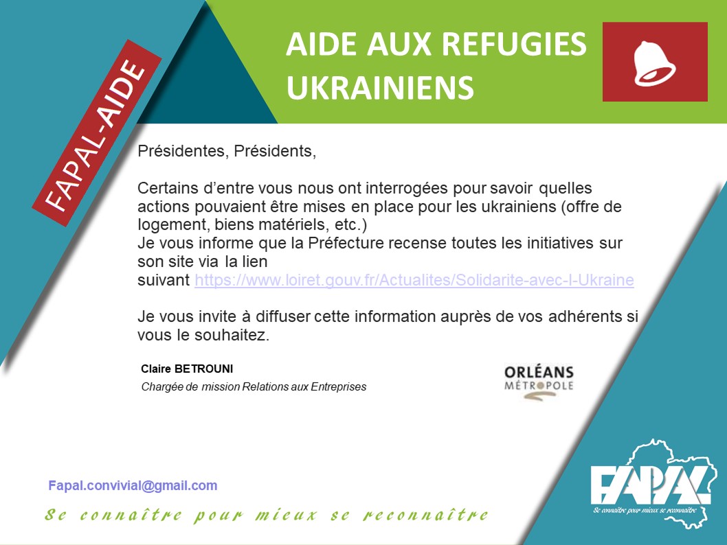 Un recensement des propositions d’aides aux Ukrainiens