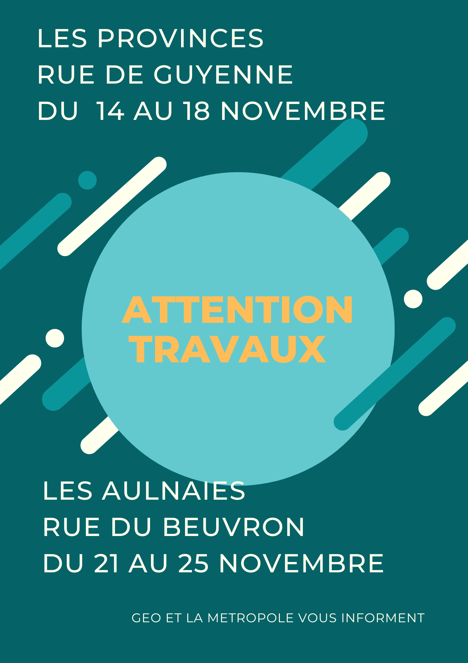 informations travaux